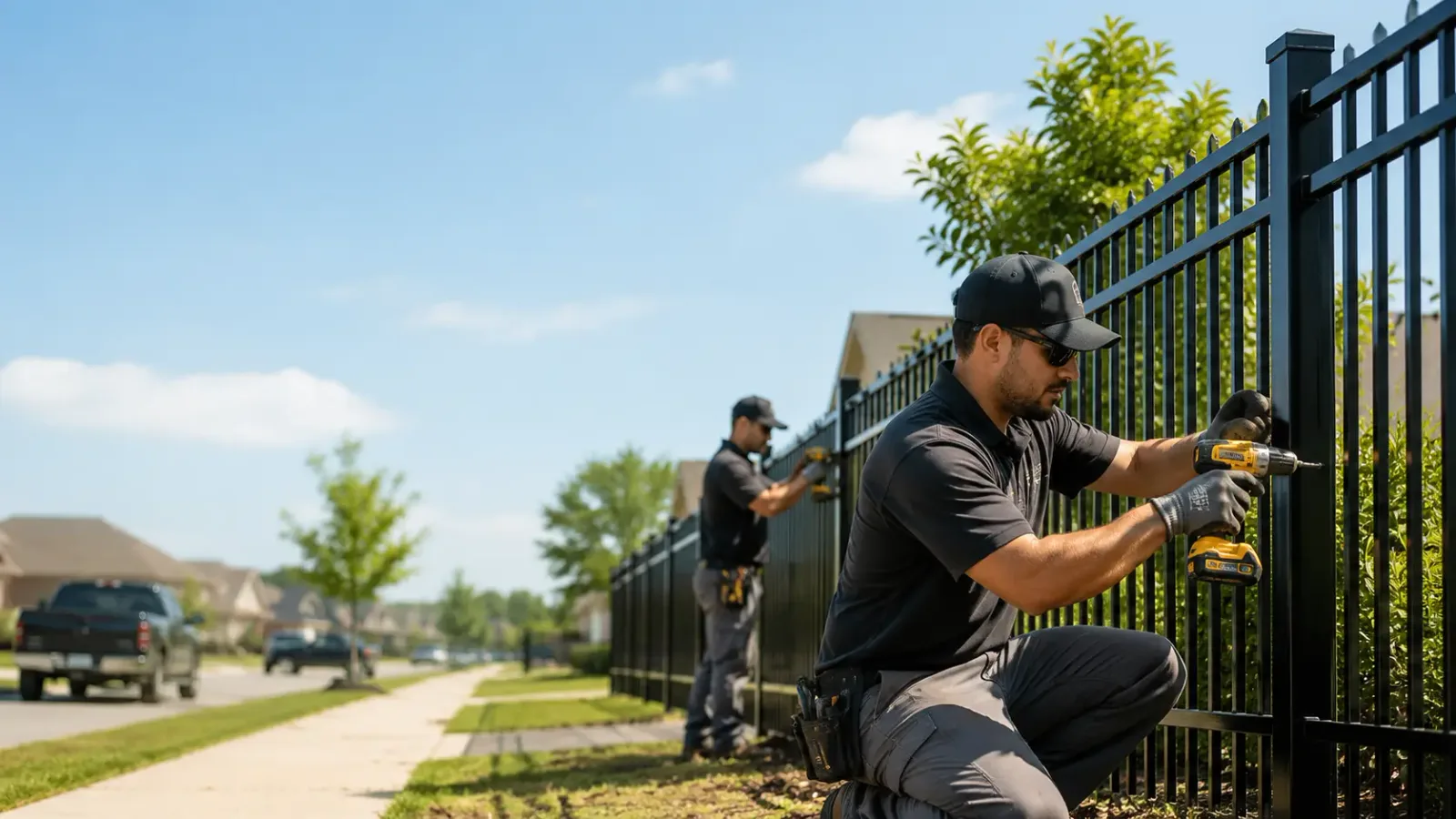 Metal Fence Installation in Glenwood, IN
